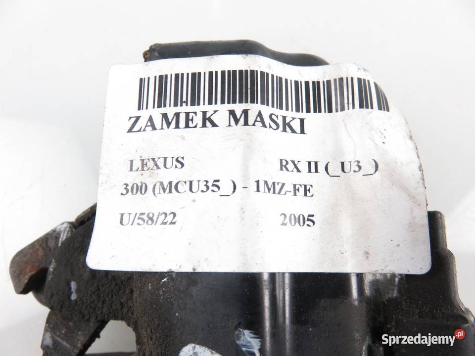 ZAMEK MASKI LEXUS RX II U3