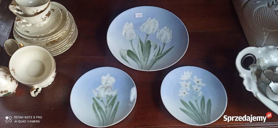 Patera Rosenthal Białe tulipany Syg Thomas pomorskie Gdańsk