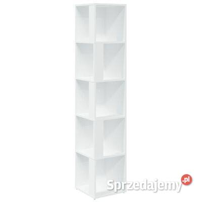 vidaXL Szafka narożna biała 33x33x1645 materiał