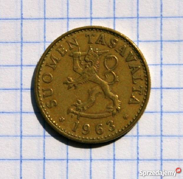 50 PENNIA 1963 FINLANDIA lubelskie Piszczac