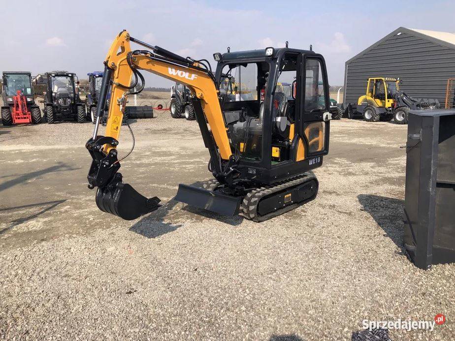 Minikoparka WOLF WE18 nowagwarancja Koronowo