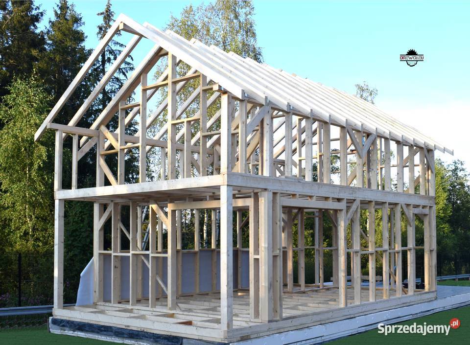 Nowoczesna stodoła Szkielet domku 35m2 na Skomielna Czarna