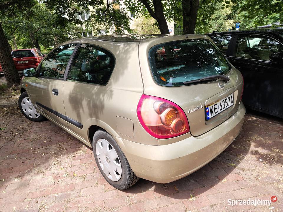Nissan Almera VISIA 15 Benzyna Salon Polska elektryczne szyby Warszawa