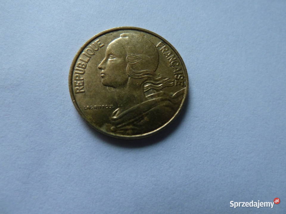 4 monety francuskie centimes z lat 19631998 sprzedam