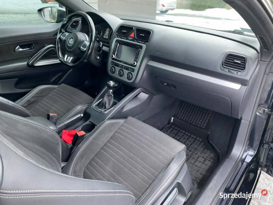 Volkswagen Scirocco LPG xenon manual navi czarny ASR (kontrola trakcji) Volkswagen śląskie Żory