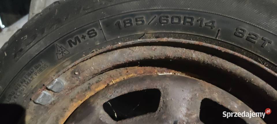 Koła zimowe 4x100 r14 18565 seat VW skoda itp Rudniki sprzedam