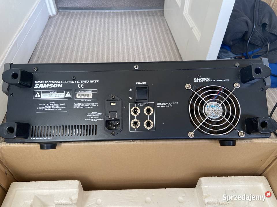 Samson TM500 mixer ze wzmacniaczem mikserym nagłośnienie Sprzęt estradowy, studyjny i DJ-ski Biłgoraj sprzedam