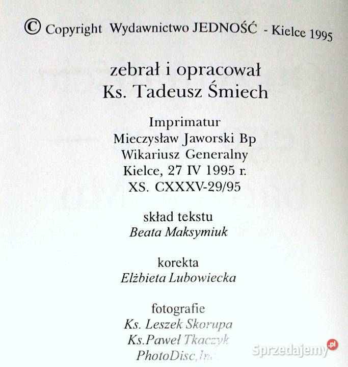 Otrzymaliście Jego moc bądzcie Mu świadkami ks Rok wydania 1995 Chełm