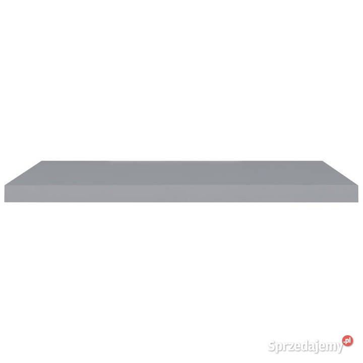 Półka ścienna szara 90x235x38 MDF WM323859 Meble mazowieckie