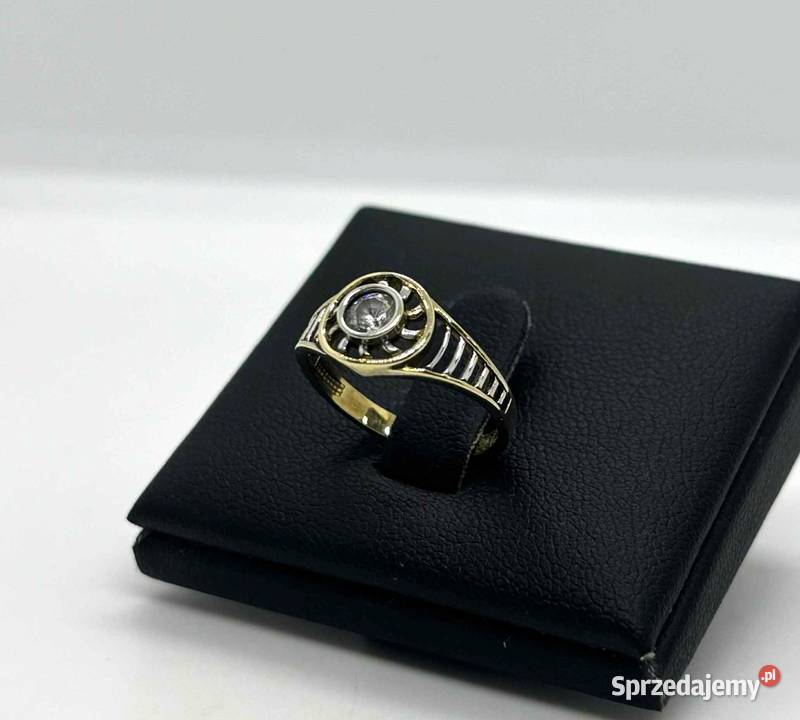 Złoty Pierścionek pr 333 165g R8 złoto Elbląg