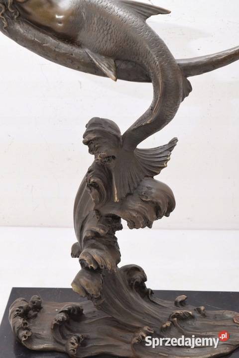 Syrena Na Księżycu Księżyc Nowoczesna Figura Rzeźby i figury Kraków sprzedam