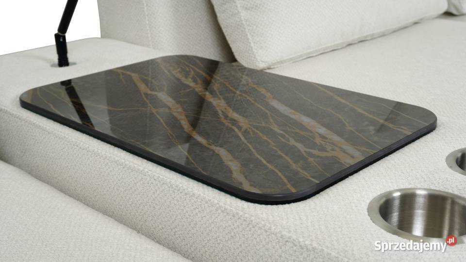 Narożnik Sines z barkiem w tkaninie NURIEL 56 359cm