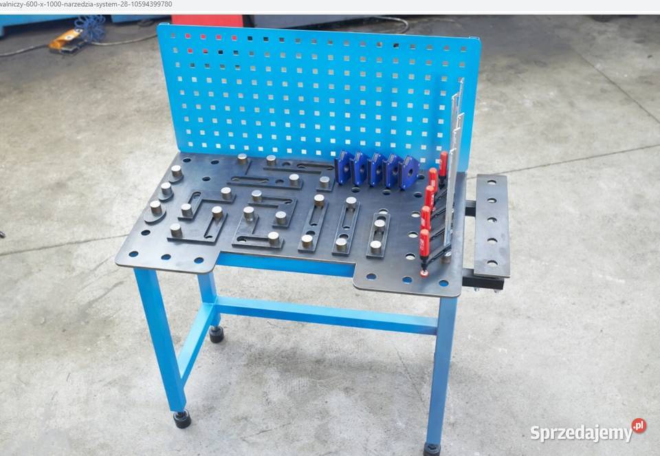 STÓŁ SPAWALNICZY 600 X 1000 SYSTEM 28 NARZĘDZIA Produkcja