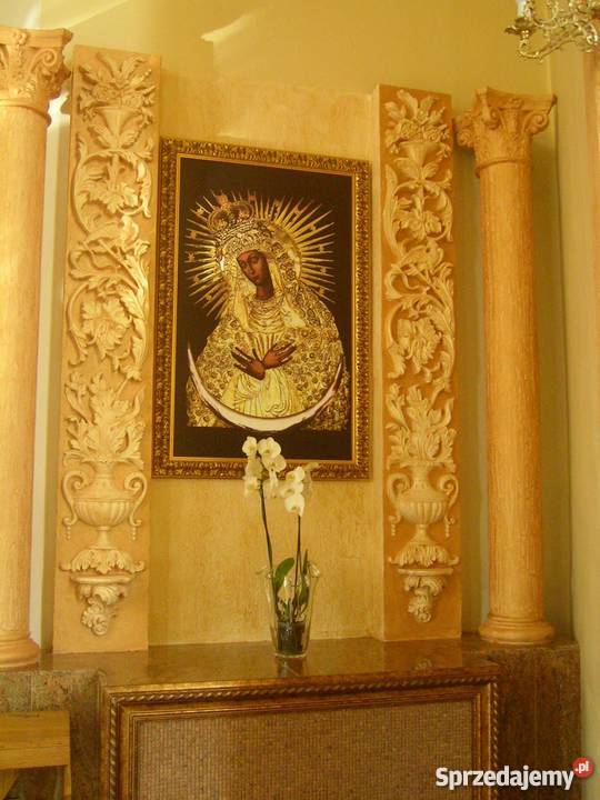 Płaskorzeźba Kobieta z wiolonczelą kolor biały Boguchwała