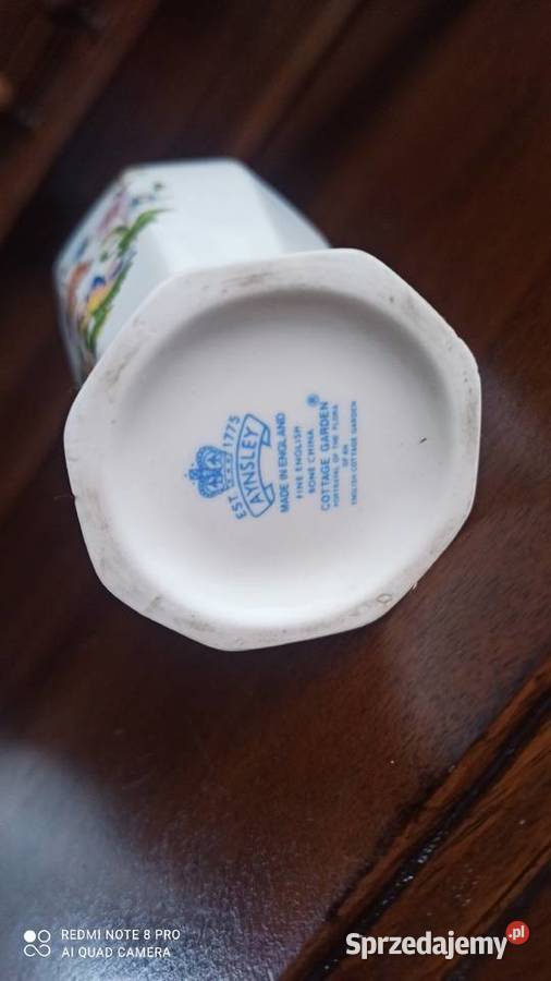 Wazon z motylkami Aynsley
Cottage Garden Made in Antyki, Sztuka, Kolekcje Gdańsk