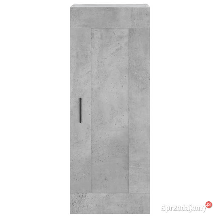 Wysoka szafka szarość betonu 345x34x180 Warszawa