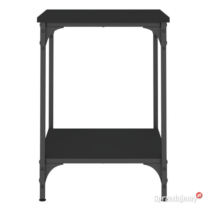 Stolik kawowy czarny 40x40x55 materiał Warszawa