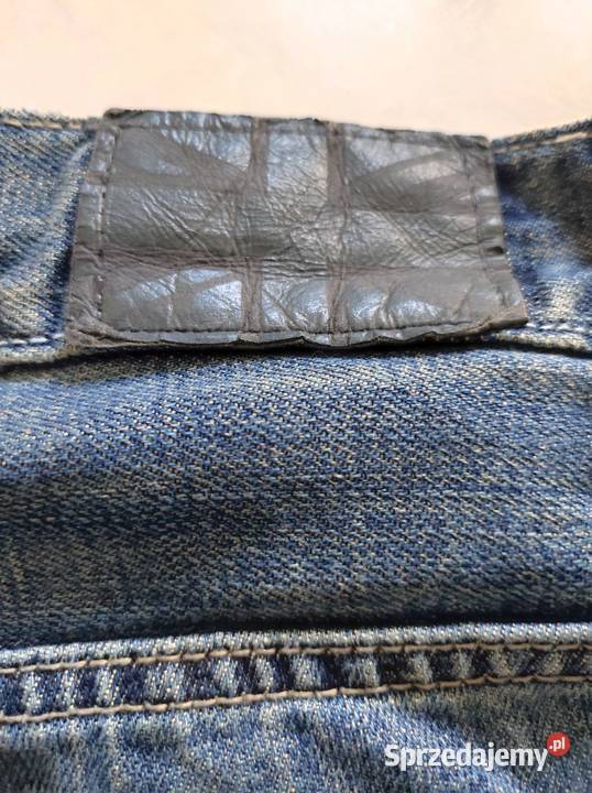 spodnie klasyczne jeans dżinsowe proste męskie