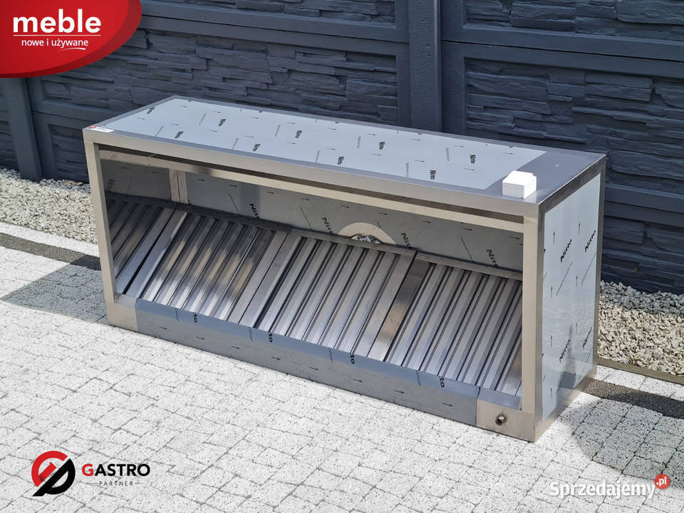 Okap skrzyniowy przyścienny z filtrami wielkopolskie Ostrów Wielkopolski sprzedam