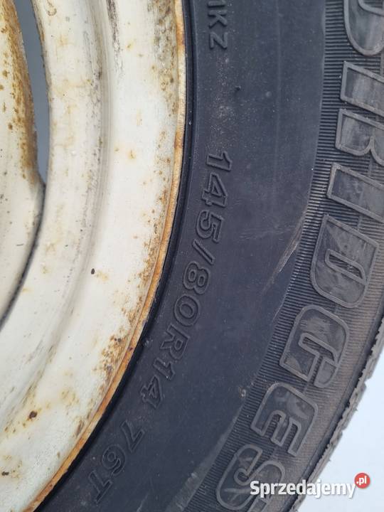 KOŁO ZAPASOWE Zapas felga 14580 R14 4x105 stalowe lubelskie Chełm