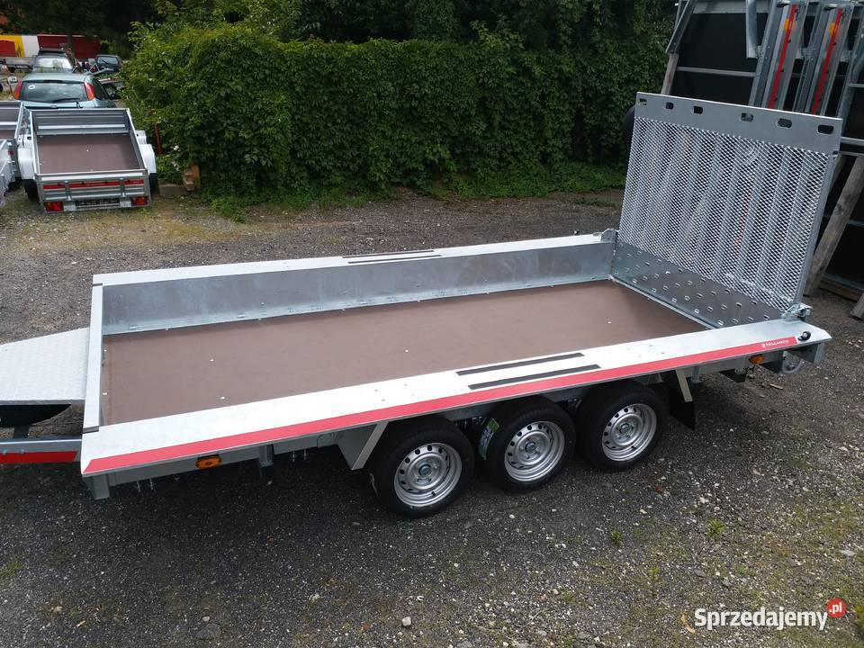 Przyczepa TEMARED BUILDER 3 4018 pod koparkę Lublin sprzedam
