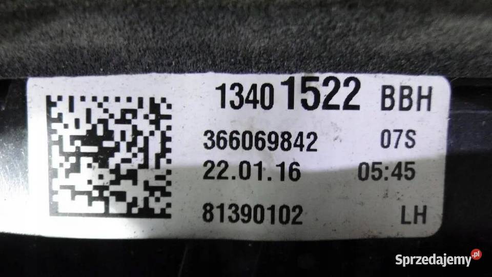 Lampa tył tylna lewa HB Opel Astra K V 13401522