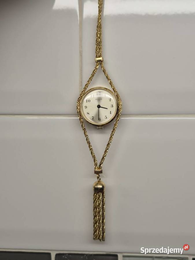 Cudowny naszyjnikwisiorek zegarekANKER Chorzów
