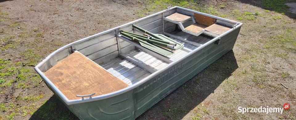 Aluminiowa płaskodenna stabilnaŁódź łódka sprzedam