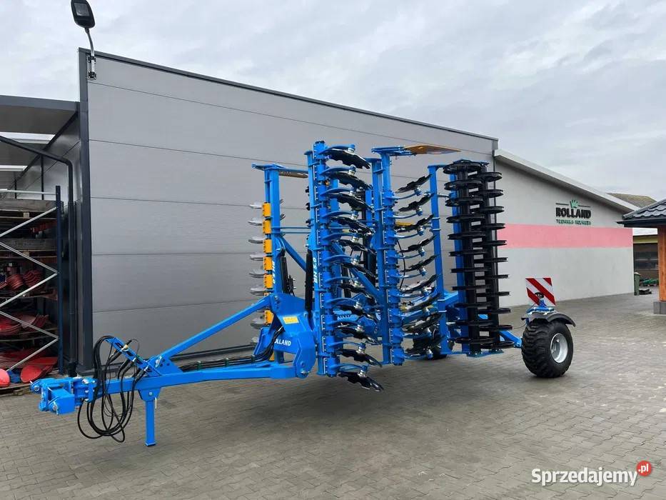 Brona talerzowa 5m ciągana wózek hydrauliczna Przedbórz sprzedam