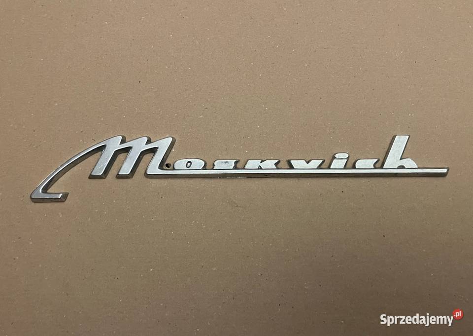 Moskwich 408 logo klapy tył