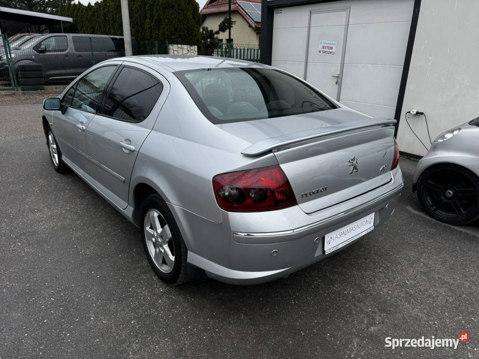 Peugeot 407 RatyZamiana Gwarancja ładny bez rdzy srebrny Gdów