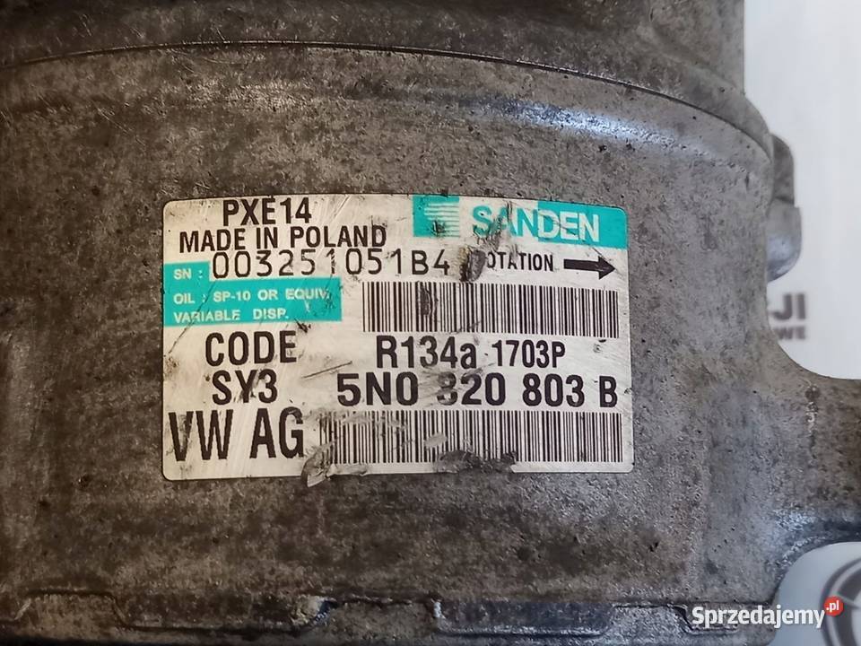 AUDI SEAT SKODA 12 TSI sprężarka klimatyzacji Kielce