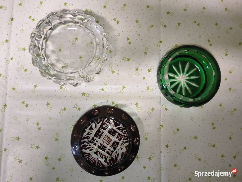 Kryształowe popielniczki Rosenthal Chorzew