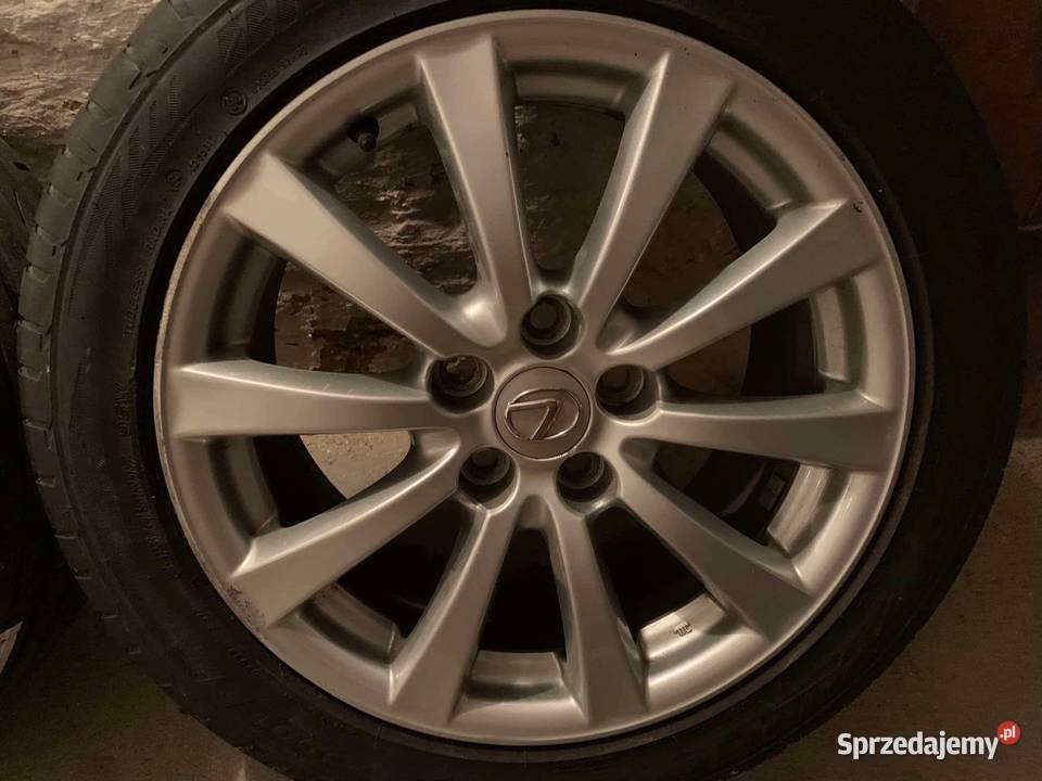Alufelgi lexus 5x1143 na letnich Bridgestone 17 Miedziana Góra