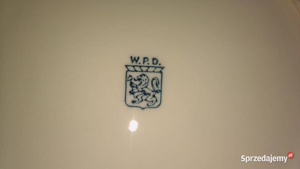 Stara porcelana głęboka patera antyk cudo Gdańsk