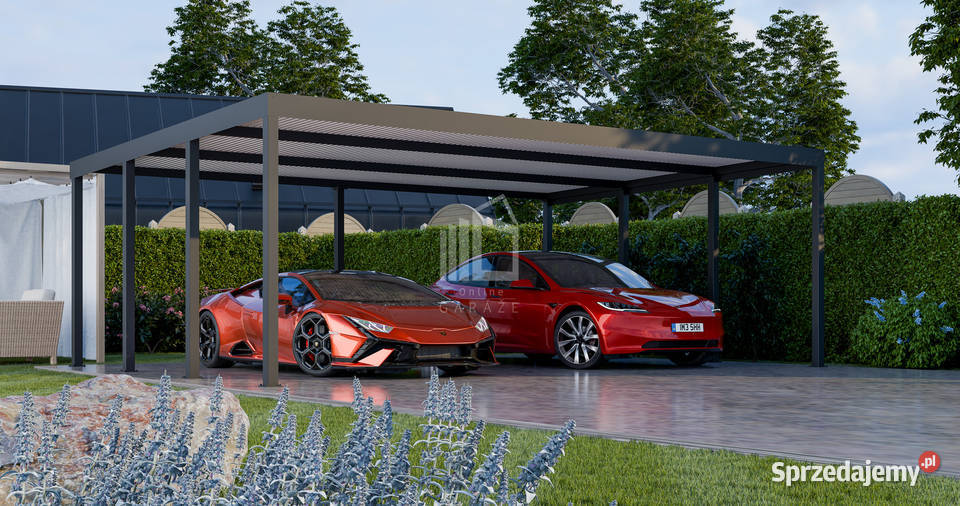 CarPort PREMIUM wiata samochodowa 7x5 antracyt Pabianice
