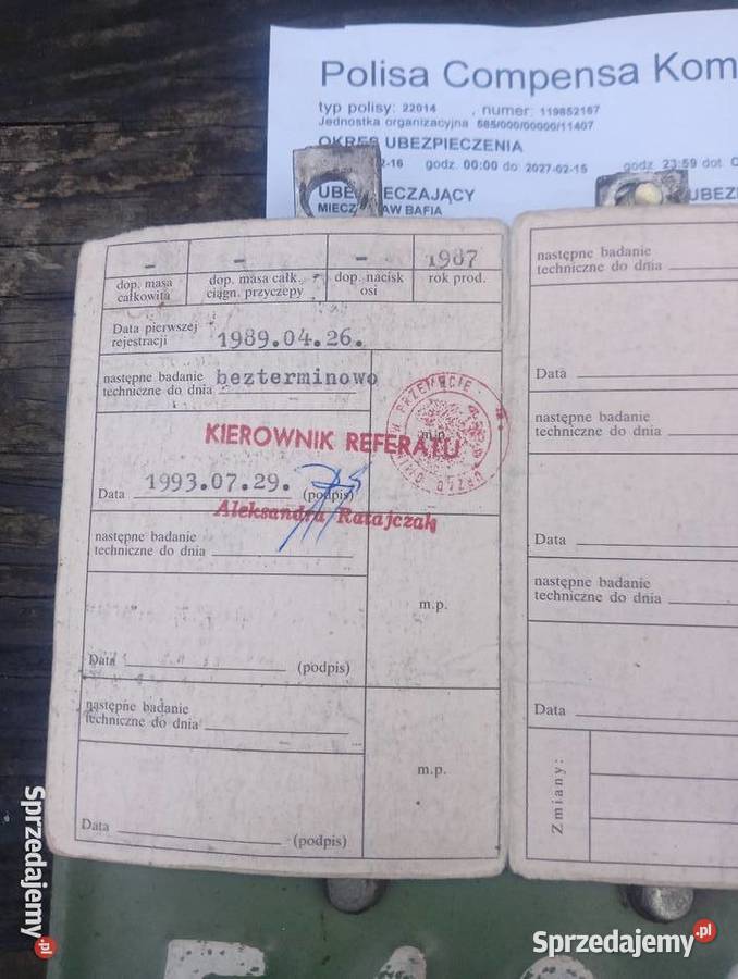 Rama Simson Sr 50 zarejestowana ważne OC brak bt Tarnów