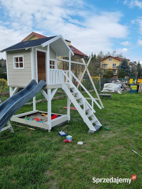 Domek drewniany plac zabaw dzieci Dębica