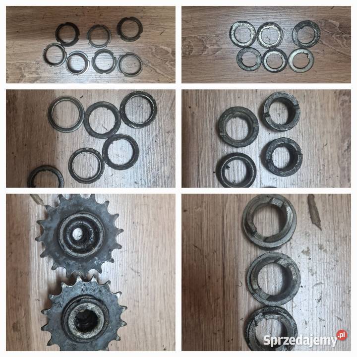 Części z rowerów ROMET I ZZR z okresu PRLu Brzeszcze