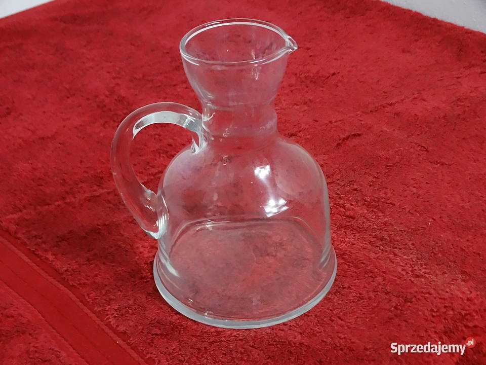 Szklany dzbanek karafka z uchem Styl Vintage 11L Biłgoraj