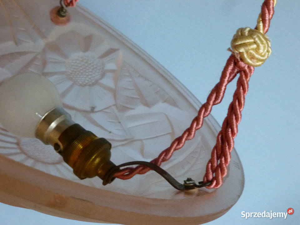 Stara oryginalna ampla art deco o ciekawej Wieliczka