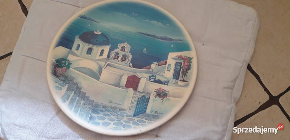 Souvenir Talerz ozdobny z piękną grafiką śląskie