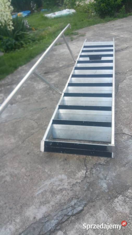 schody aluminiowe z balustradą 35m Trzcianka