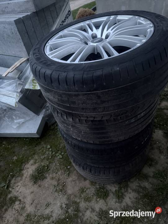 Na sprzedaż felgi bmw e90 5x120 et35 opony 8j Brzóza Stadnicka sprzedam