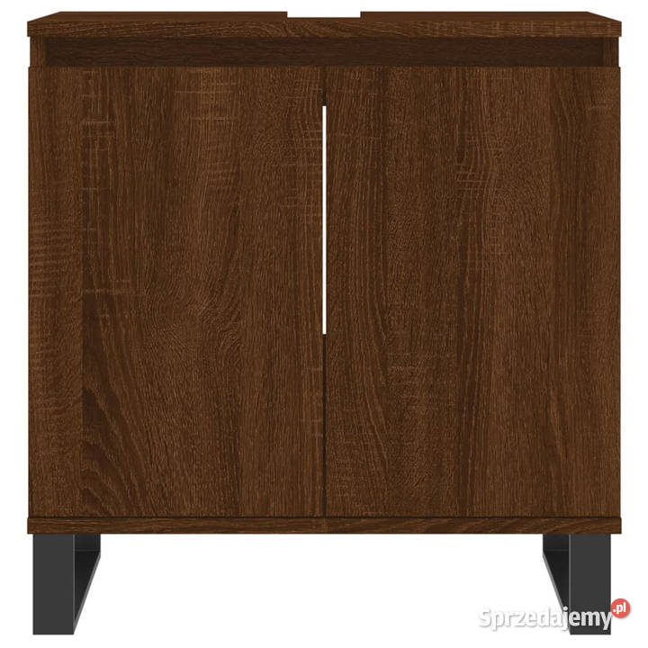 Szafka łazienkowa brązowy dąb 58x33x60 WM831595 Dom i Ogród sprzedam