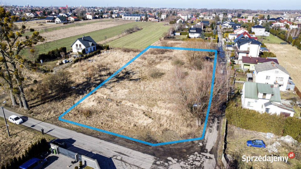 Działka 4520 m WZ projekt domu Radom Janiszpol