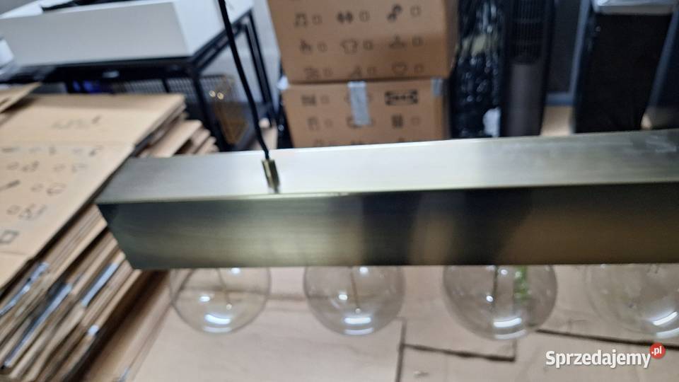 Lampa sufitowa dekoracyjna szczotkowane złoto z małopolskie Kraków