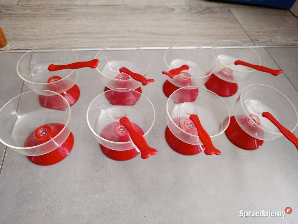komplet miseczek do lodów deserów Poznań