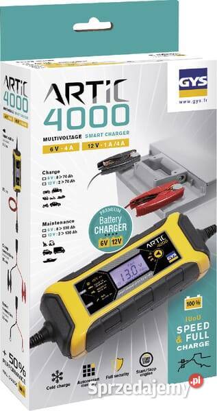 Ładowarka Artic 4000 Gys 4 A 612 V 029583GYS Kamionna