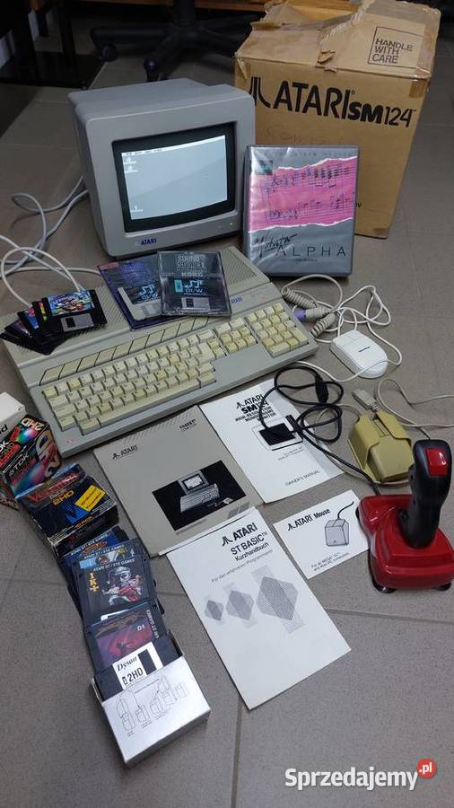 Komputer Atari 1040 STf kompletny zestaw CLAB Przanowice